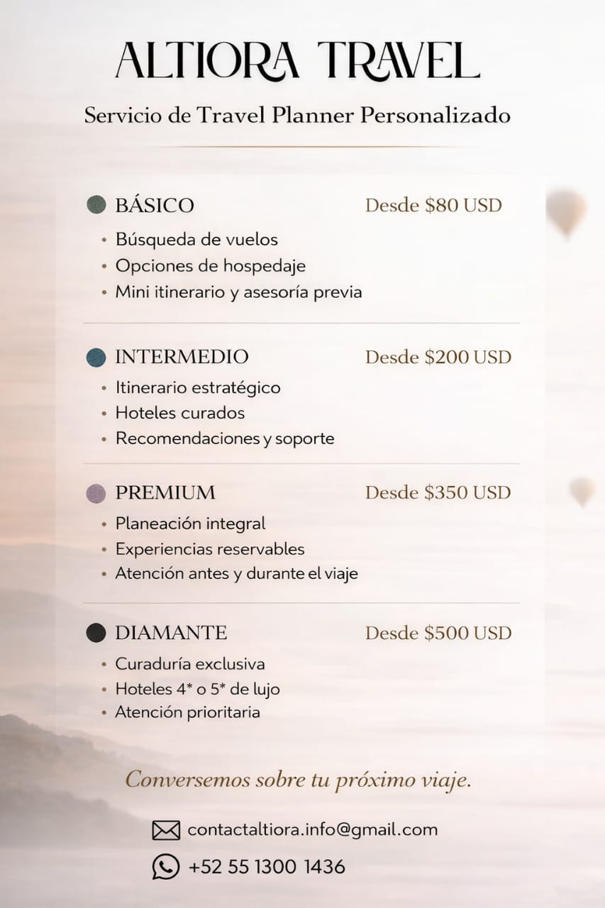 Planificación de Viajes y Servicios Concierge
